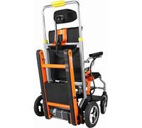 Electric Wheelchair,Portable Stair Wheelchair for Elderly - Motorized Battery Powered Mobile Stair Chair Lift with Lifting Chassis for Disabled and Elderly Users