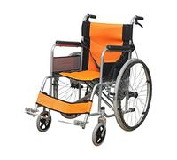 Electric Wheelchair, Self Propelled Wheelchairs Foldable Lightweight Comfortable with Extra Wide Seat and Lockable Handbrakes for Easy Transfer. Adult Self-propelled Wheelchair