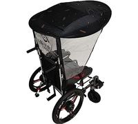 Electric Wheelchair Umbrella Canopy Awning, Adjustable Outdoor Sun Shade Rain Covers, Universal Awning Umbrella for Mobility Scooters, Power Chairs, & Wheelchairs