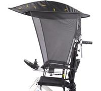 Electric Wheelchair Umbrella Canopy Awning - Home Universal Sun Shade Rain Cover for UV Resistant Protection, Umbrella Chair Clamp Stand for Most Wheelchairs