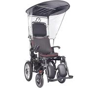 Electric Wheelchair Umbrella Canopy - Water & Tear Resistant Sun Shade Rain Covers with Clamp Accessories for Wheelchairs