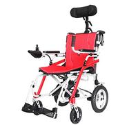 Electric Wheelchair,Wheelchairs Folding Folding Lightweight Magnesium Alloy Open Fold in 3 Secon