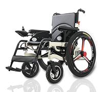 Electric Wheelchair,Wheelchairs Folding Folding Portable Lightweight Aluminum Alloy Dual Motor D