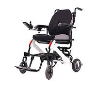 Electric Wheelchair with Dual Control System, Lightweight and Quick Fold Design, Manual/Electric One Button Switch, Supports up to 100Kg