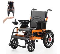 Electric Wheelchairs for Adults Intelligent Foldable Electric Wheelchairs Portable Transport Chairs for Seniors All Terrain Wheel Chair Power Chair for Adults Supports Up to 300 Lbs (8005)