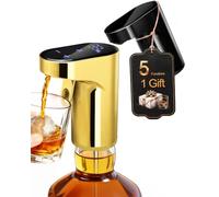 Electric Whisky Dispenser,Wine Aerato,Liquor Decanter,Alcohol Pourer-Gold