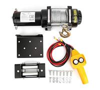 Electric Winch 12V 4500lb Heavy Duty Off Road Winch with Pure Copper Motor Remote Control for Truck SUV ATV 4x4 Vehicle Recovery Accessory
