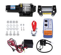 Electric Winch 12VDC Electric Winch Wireless Remote Motor Winch With Wireless Remote Control 12V - Winch with Remote Control for Boats & Light Vehicle Steel Cable
