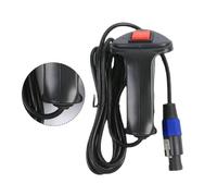 Electric Winch Control Handle - 12V Wired Push Button Remote Controller for Winches, ABS Housing, 1.5m Cable, Black