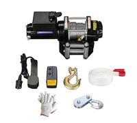 Electric Winch, Heavy Duty Towing Capacity 4500lb to 6000lb, Wireless Remote Control, IP67 Waterproof, Steel Wire Cable for Off-Road Recovery