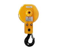 Electric Winch Lifting Hook For Crane Hoist European Wire Rope Electric Strap With Tongue Prevent The From Falling Off(1000kg 1T)