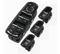 Electric Window Button For Panamera For Cayenne For Macan Power Passenger Driver Window Control Switch Button Console 2010-2018 Car Accessories Door Double Window Switch(SET 2)