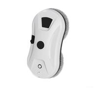 Electric Window Cleaning Robot with Automatic Water Spray, Intelligent Edge Detection Glass Washer for Indoor Outdoor Use, Remote Control Cleaner Machine (White)(Australian standard White)