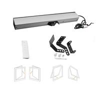Electric Window Opener 24V Single Chain Actuator with Remote Control - Automatic Opener for Skylight and Roof Vent, Stroke 500mm