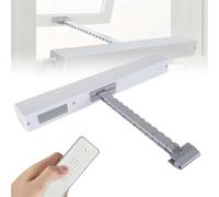 Electric Window Opener Actuator, 24V Electric Chain Window Opener, With Remote Control, Automatically Close Windows When It Rains, Stroke 300mm, For Skylight Window Greenhouse/Roof Vent