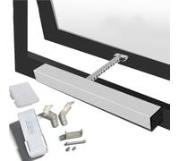 Electric Window Opener Actuator Automatic Chain Window Opener with Remote Control & Wall Switch Quiet Design for Roof Windows & Greenhouse Ventilation Solutions