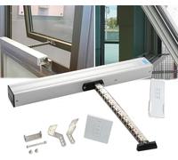 Electric Window Opener Actuator, Intelligent Motor with Remote, Double Chain Push Rod, Anti-Theft, Silent, 500mm