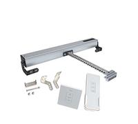 Electric Window Opener Actuator with Remote Control and Wall Switch, 300mm-800mm Adjustable Motorized Vent Opener and Closer