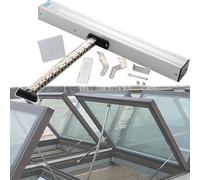 Electric Window Opener Actuator with Remote Control, Low Noise Double Chain Swing Door Closer, 400N Maximum Load, Ideal for Roof Installation (400mm)