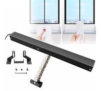 Electric Window Opener with Remote Control, DC24V Chain Motor Actuator, 300mm-700mm Stroke for Skylights, Roof Vents, Greenhouses, and Conservatories
