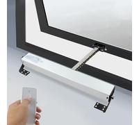 Electric Window Opener with Remote Control & Switch Adjustable Stroke Dual-Layer Chain High Push-Pull Force Ideal for Skylights & Roof Ventilation Systems