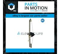 Electric Window Regulator w/motor fits VAUXHALL VIVARO X83 1.9D Left 01 to 06