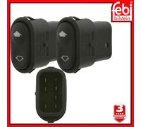Electric Window Rocker Switch x 2 Febi 19344 For Ford Escort MK5 MK6 RS2000 XR3i
