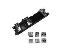 Electric window switch 1Set Car Window Switch Button Gas Door Trim Cover Replacement for GT 2004-2017 Power Lifter Chrome