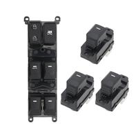 Electric Window Switch 93570-1W155 For Kia For Rio 2012 2013 2014 2015 Electric Master Control Power Window Switch Left Hand Driver LHD 93575-1W010 Car Window Control Button(A Set 4Piece)