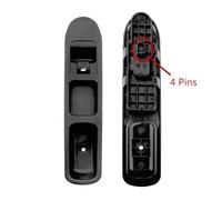 Electric Window Switch Button 6554KT 6554QC 6490EH 6490HQ 6554QF 6554QG For Peugeot 207 307 407 Car Electric Power Window Control Switch Window Switch(Passenger 6554E7)