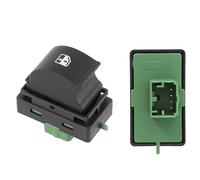 Electric Window Switch Button For Fiat For Ducato For Citroen For Jumper For Peugeot For Boxer 735532906 Electric Power Window Switch Glass Button 6554.XV Window Switch(Green Base)