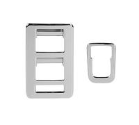 Electric Window Switch Car Central Control Window Glass Lift Button Switch & Mirror Adjustment Cover Trim For For Bronco 2021 2022 Silver Button