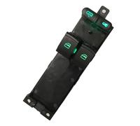 Electric Window Switch For Fabia 6Y2, 6Y5, 6Y3 1999-2008 For Octavia 1U2, 1U5 1996-2010 For Golf 1999-2007 Power Window Switch Double Door Window Control Switch Butto(Green)