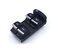Electric Window Switch For For A3 For 8P For A4 For S4 For RS4 For B6 For B7 For A6 Chrome Master Window Switch 4F0959851H Button Console Window Regulator Switch(Window Switch)