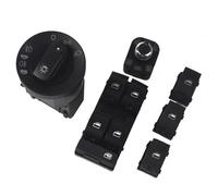 Electric Window Switch For For A4 B6 B7 RS4 Window Panel Switche Master Electric Power Button Headlight Switch Rear View Mirror Switch(A)