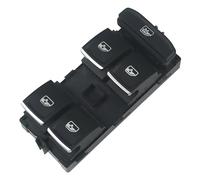 Electric Window Switch For Seat For Leon 2013-2018 5G0959857White/Red Light Electric Power Window Main Control Button Window Switch Window Control Switch(Electroplate Red)