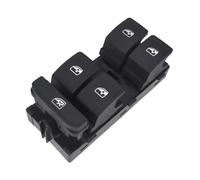 Electric Window Switch For Skoda For Superb 2014-2018 For Octavia 2013-2018 White/Red Light Electric Power Window Main Control Button 5G0959857 Window Control Switch Butto(NoelectroplateWhite)