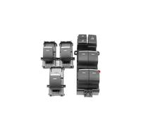 Electric Window Switch LED Backlight Power Window Glass Lifter Control Button Switch For RAV4 For Sienna For Camry For CHR(1set RHD White)