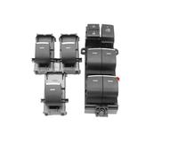 Electric Window Switch LED Backlight Power Window Glass Lifter Control Button Switch For RAV4 For Sienna For Camry For CHR(1set RHD Blue)