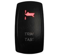 Electric Window Switch Trim Tabs Switch Panel (ON)-Off-(ON) Momentary Rocker Switch Panel for Marine Boat Console 12V/20A 24V/10A IP68