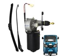 Electric Windshield Wiper Kit, Wiper Motor Kit Windshield Wipers, 12V Electric Motor, Power Replacement Parts, Window Wipers, Vehicle for Tricycle, Boat