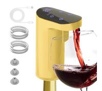Electric Wine Aerator and Dispenser, Smart Digital Whiskey Dispenser, Adjustable Dosing, Rechargeable & Portable Wine Decanter for Instant Aeration- Enhances Flavor, Easy Oness-Touch Operations