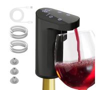 Electric Wine Aerator and Dispenser, Smart Digital Whiskey Dispenser, Adjustable Dosing, Rechargeable & Portable Wine Decanter for Instant Aeration- Enhances Flavor, Easy Oness-Touch Operations