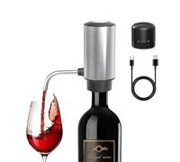 Electric Wine Aerator and Pourer,Smart Automatic Wine Decanters,Rechargeable Wine Dispenser with USB Cable,Best Wine Gifts