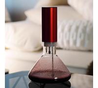 Electric Wine Aerator - Automatic Decanter for Rapid Oxygenation, Rechargeable for Home Parties and Wine Enthusiasts (Red)