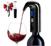Electric Wine Aerator Decanter,Whisky Dispenser,Alcohol Pourer - Black