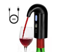 Electric Wine Aerator, Electric Wine Decanter and One Touch Wine Decanter Pourer for Red and White,Smart Wine Aerator and Dispenser with Type C Rechargeable