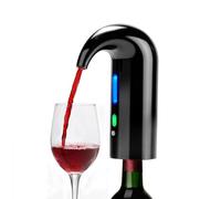 Electric Wine Aerator, Electric Wine Decanter and One Touch Wine Decanter Pourer for Red and White,Smart Wine Aerator and Dispenser with USB Rechargeable for Travel, Home and Bar