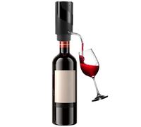 Electric Wine Aerator, Electric Wine Dispenser Portable Pourer Bottle Pourer Decanter Rechargeable Smart Dispenser Alcohol Gifts for Men Women Black