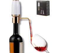 Electric Wine Aerator, Modern Wine Aerator, Electric Wine Dispenser, Gold Wine Pourer, Wine Pump, Automatic Wine Pourer, Re-chargeable with Micro USB Cable